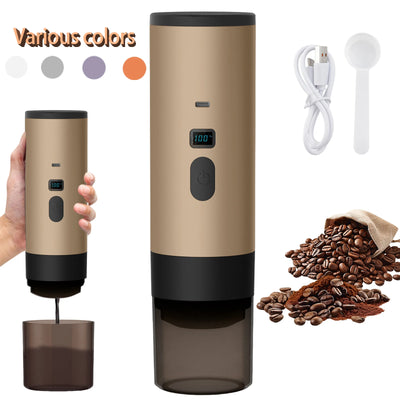 Machine à Espresso Portable 3-en-1 — ton café partout, sans prise