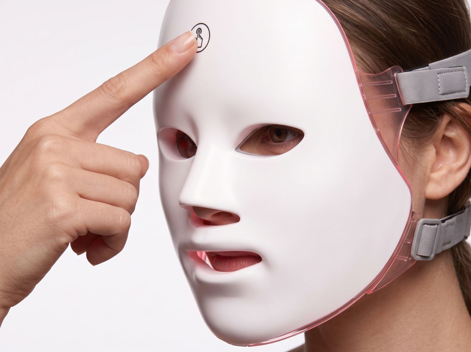 Étape 2 : choisir la couleur sur le bouton du masque LED